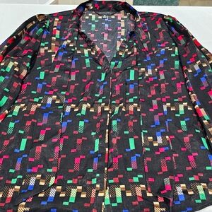 Investments Women's Multicolor Dress Polyester, Size M (CLT002)